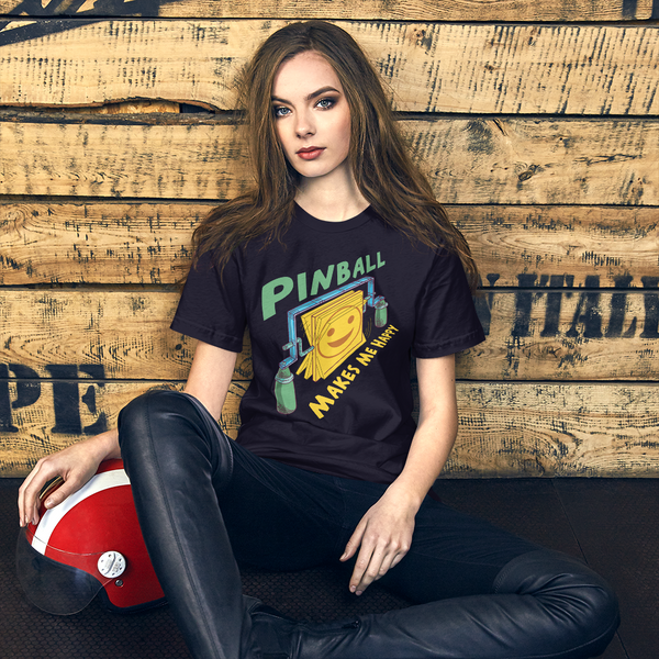 Happy Spinners Green - Super Soft T-Shirt - Silverball Swag
