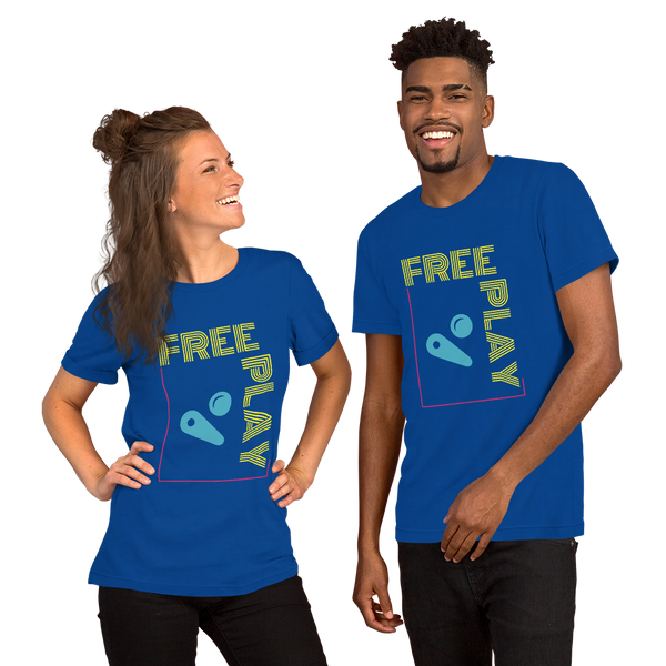 Free Play - Super Soft Unisex T-Shirt - Silverball Swag