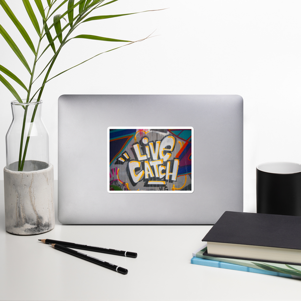 LiveCatchPinball Camiseta Grafitte 2 - Stickers - Silverball Swag
