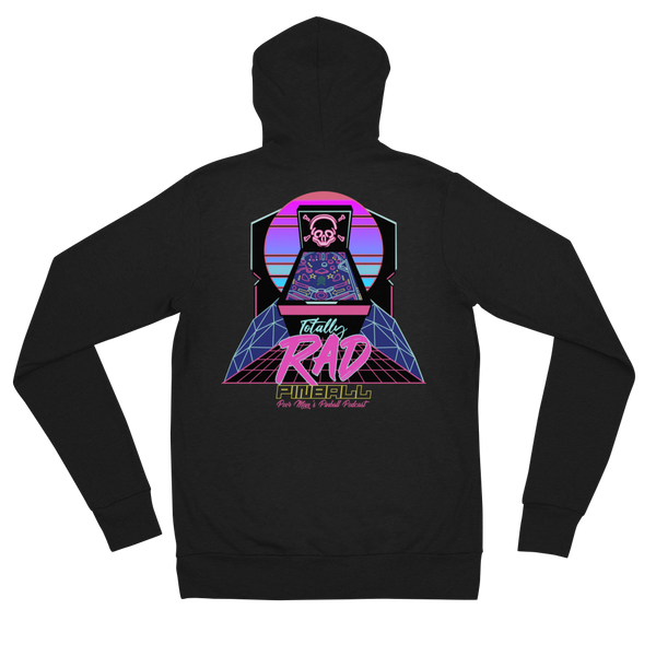 Poor Man's Pinball Podcast RAD - Zip Hoodie - Silverball Swag