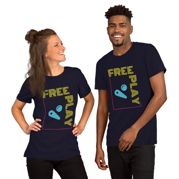 Free Play - Super Soft Unisex T-Shirt - Silverball Swag