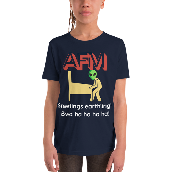 AFM w/ Alien - Customizable Youth T-Shirt - Silverball Swag
