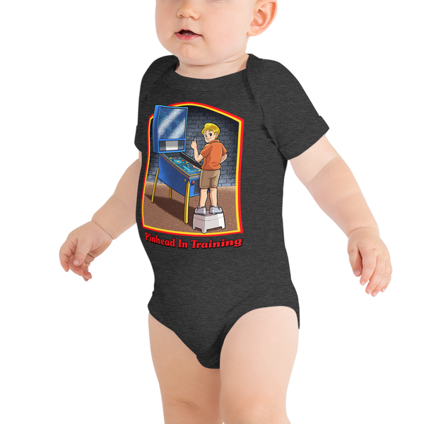 Pinhead In Training - Baby Onesie - Silverball Swag