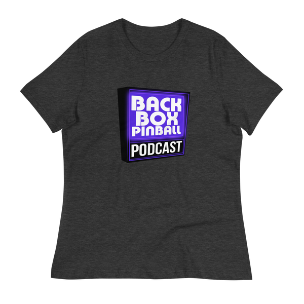 Backbox Pinball Podcast - Women's Relaxed T-Shirt - Silverball Swag