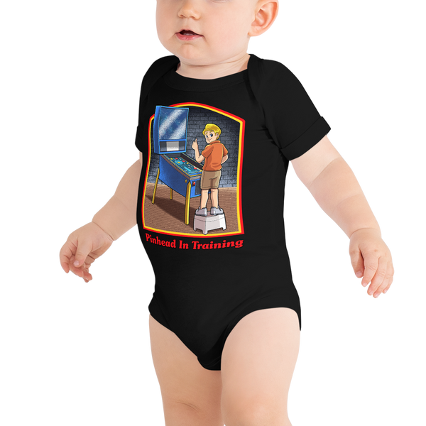 Pinhead In Training - Baby Onesie - Silverball Swag