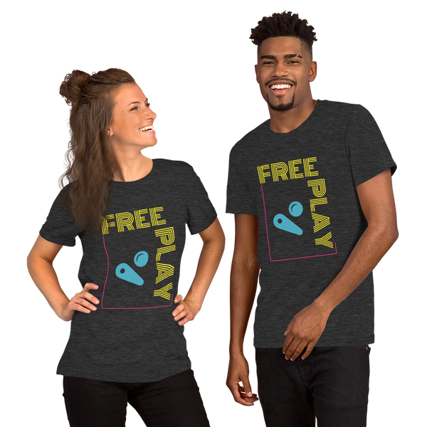 Free Play - Super Soft Unisex T-Shirt - Silverball Swag