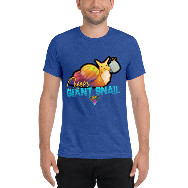 Cheers Snail - Premium Tri-Blend T-Shirt - Silverball Swag