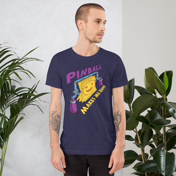 Spinners Happy Purple - Super Soft T-Shirt - Silverball Swag