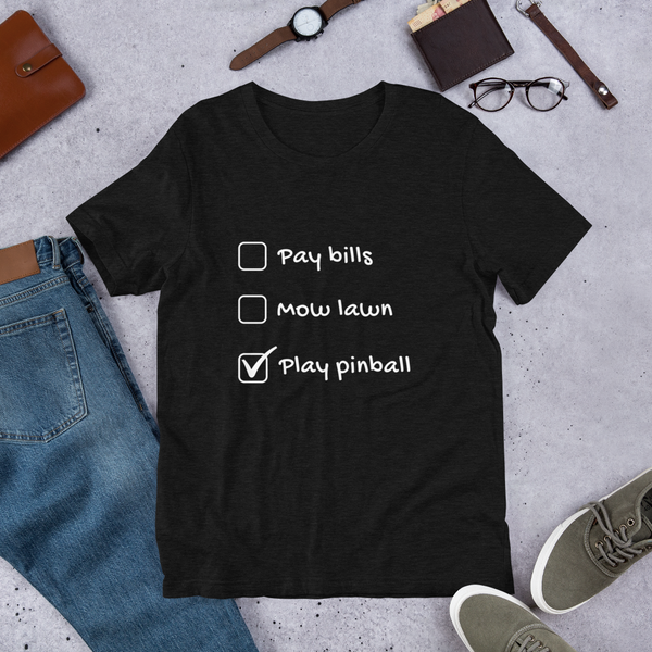 Checklist - Super Soft Unisex T-Shirt - Silverball Swag