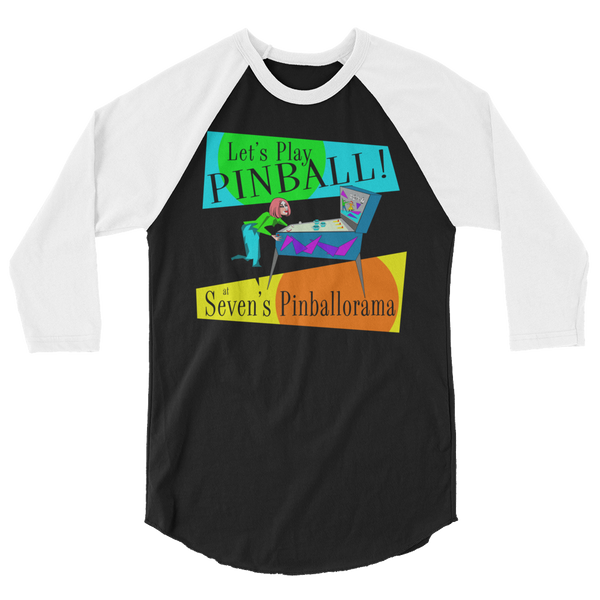 Seven's Pinballorama Pointy People 2 - 3/4 Sleeve Shirt