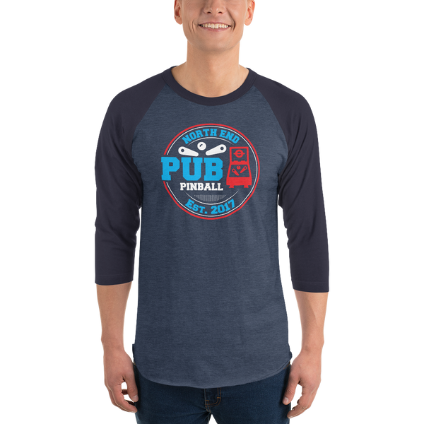 North End Pub RWB - 3/4 Sleeve Shirt