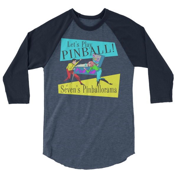 Seven's Pinballorama Pointy People 3 - 3/4 Sleeve Shirt