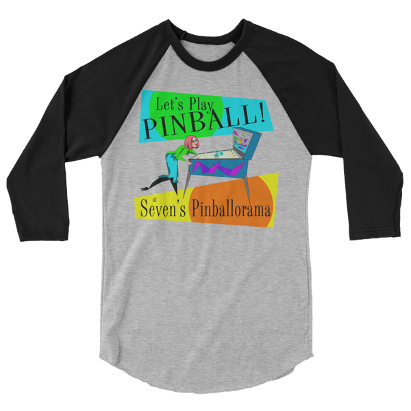 Seven's Pinballorama Pointy People 2 - 3/4 Sleeve Shirt