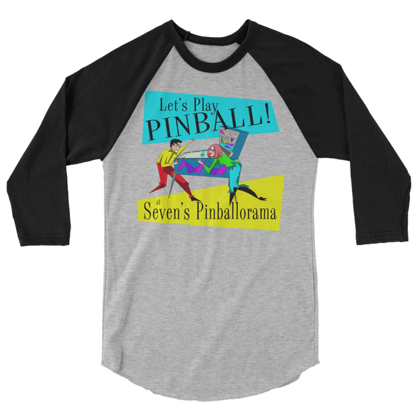 Seven's Pinballorama Pointy People 3 - 3/4 Sleeve Shirt