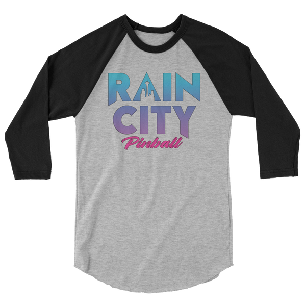 Rain City Pinball - 3/4 Sleeve Shirt