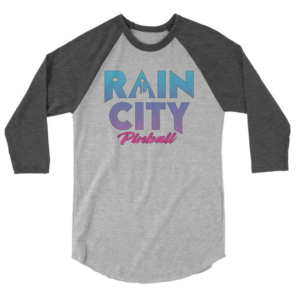 Rain City Pinball - 3/4 Sleeve Shirt