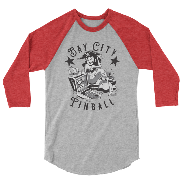 Bay City Pinball - 3/4 Sleeve Shirt