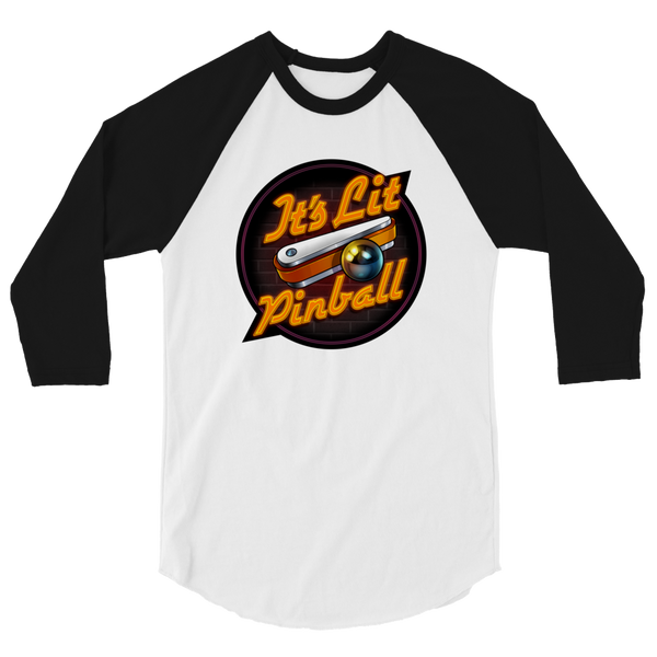 It's Lit Pinball - 3/4 Sleeve Shirt
