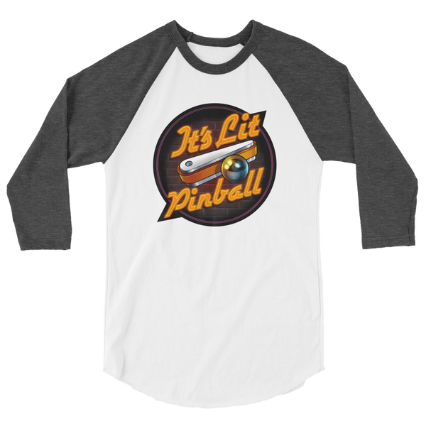 It's Lit Pinball - 3/4 Sleeve Shirt