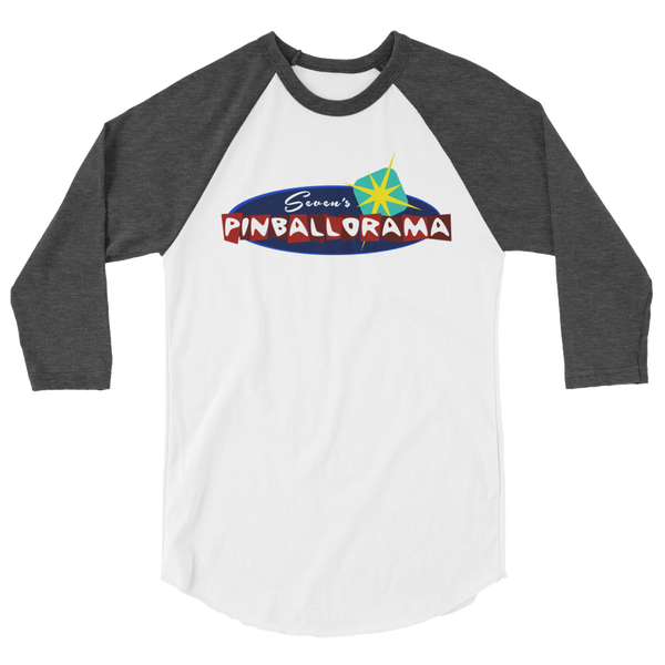Seven's Pinballorama - 3/4 Sleeve Shirt