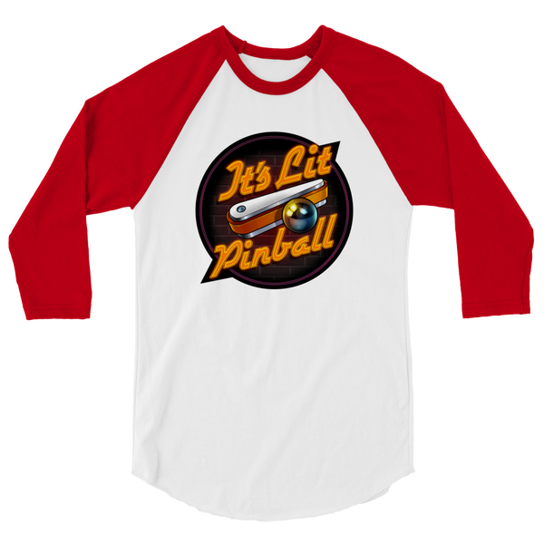 It's Lit Pinball - 3/4 Sleeve Shirt