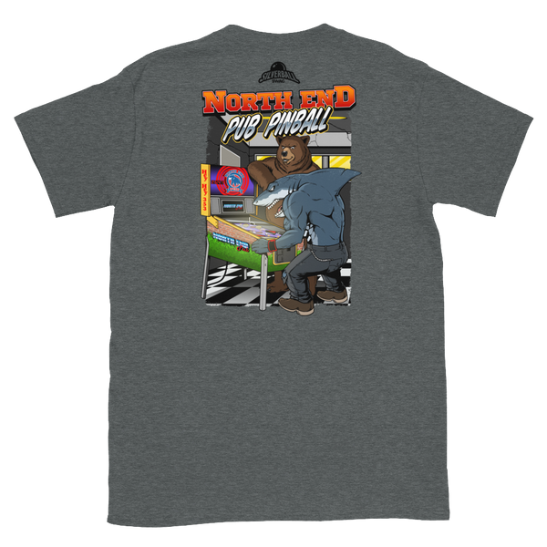 North End Pub Shark and Bear - Pro T-Shirt