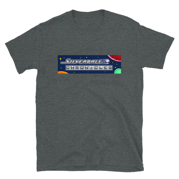 Silverball Chronicles Randy Martinez Designed Full Logo - Pro T-Shirt