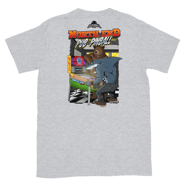 North End Pub Shark and Bear - Pro T-Shirt