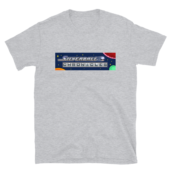 Silverball Chronicles Randy Martinez Designed Full Logo - Pro T-Shirt