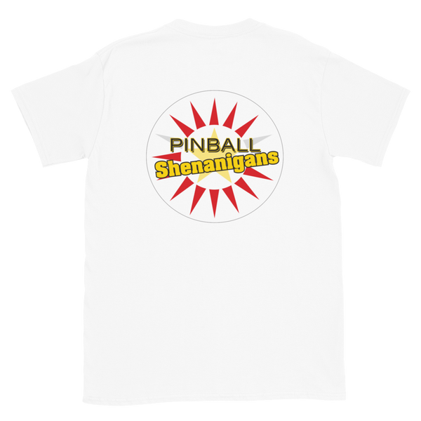 Pinball Shenanigans - Pro T-Shirt w/ Back Logo