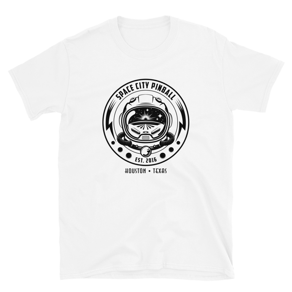 Space City Pinball B/W - Pro T-Shirt