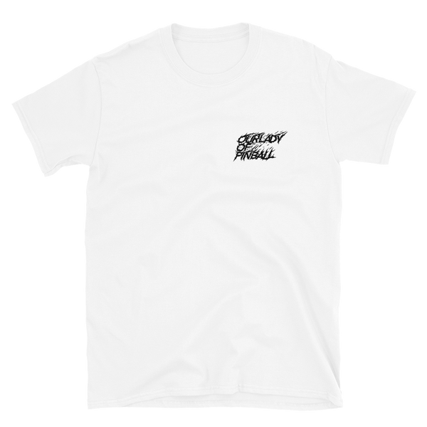 Our Lady of Pinball New - Back Pro T-Shirt