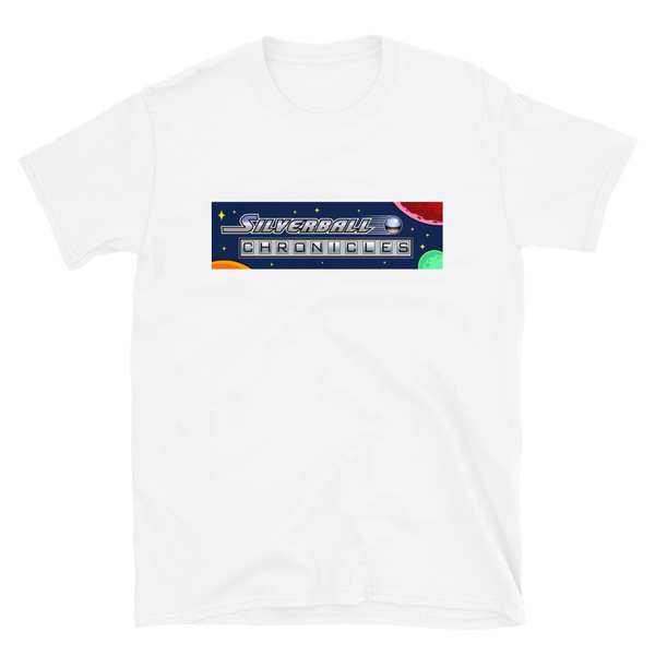 Silverball Chronicles Randy Martinez Designed Full Logo - Pro T-Shirt
