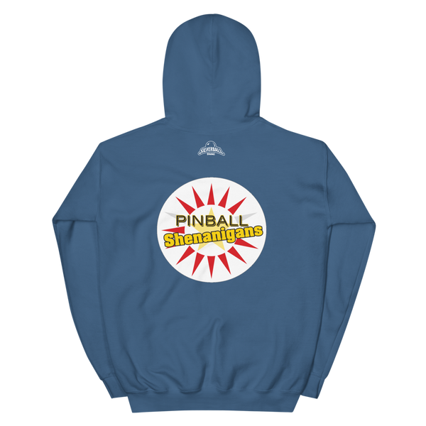 Pinball Shenanigans - Unisex Hoodie w/ Back Logo