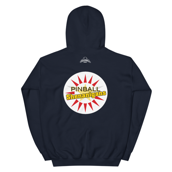 Pinball Shenanigans - Unisex Hoodie w/ Back Logo