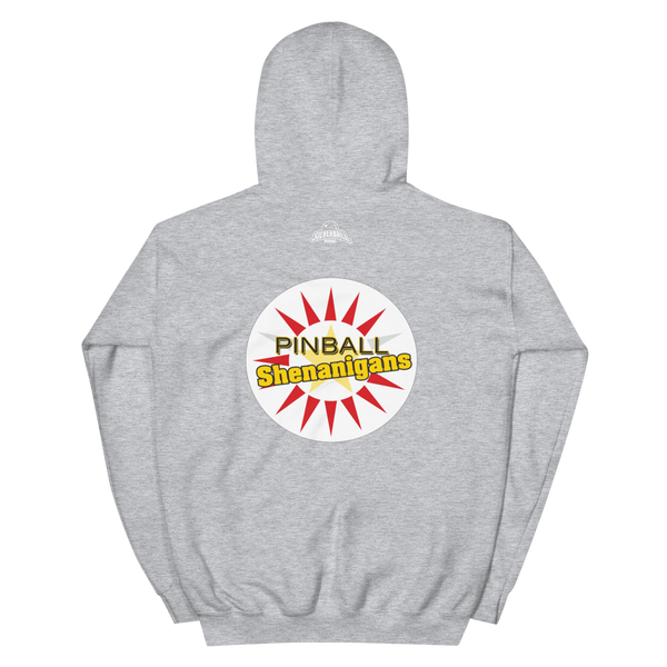 Pinball Shenanigans - Unisex Hoodie w/ Back Logo