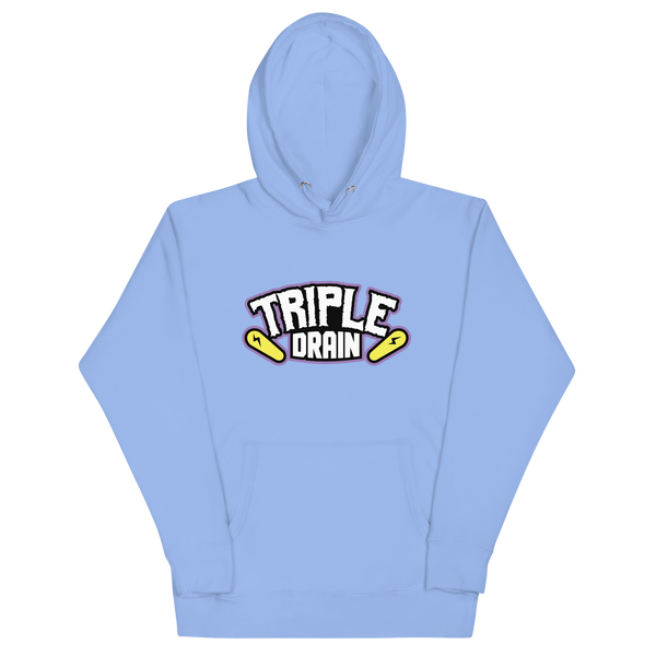 Triple Drain (White Front Only) - Unisex Hoodie