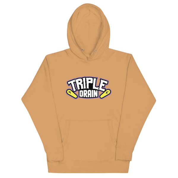 Triple Drain (White Front Only) - Unisex Hoodie
