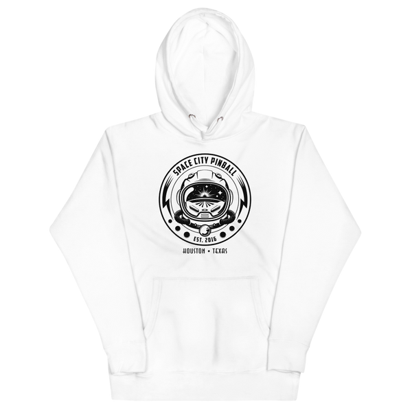 Space City Pinball B/W - Hoodie