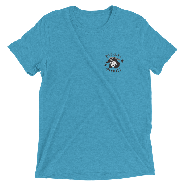 Bay City Pinball Back Design - Premium Triblend T-shirt