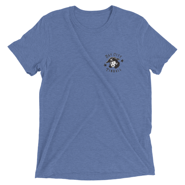 Bay City Pinball Back Design - Premium Triblend T-shirt