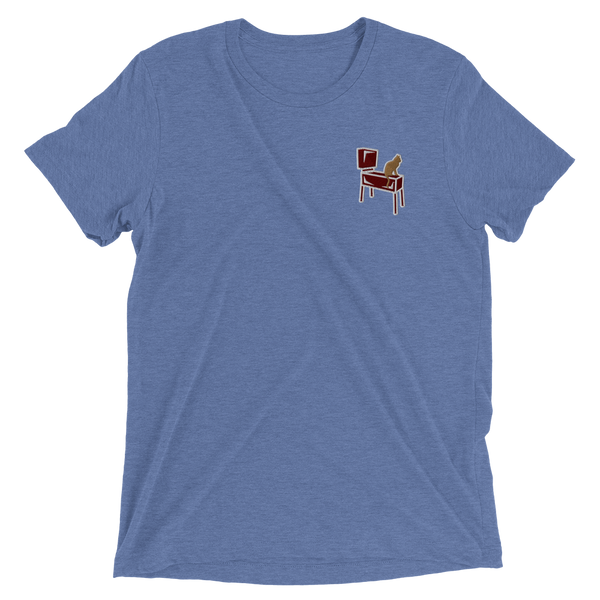 Pinball Cats - Embroidered Premium Tri-blend T-shirt