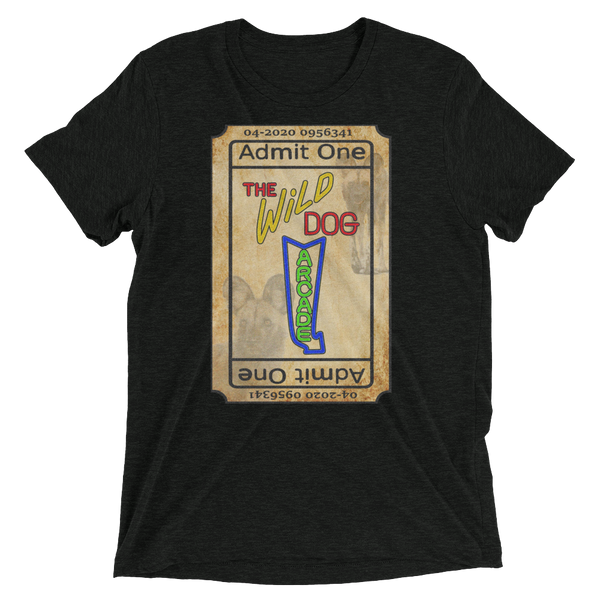 Wild Dog Arcade Ticket - Premium Tri-blend T-shirt