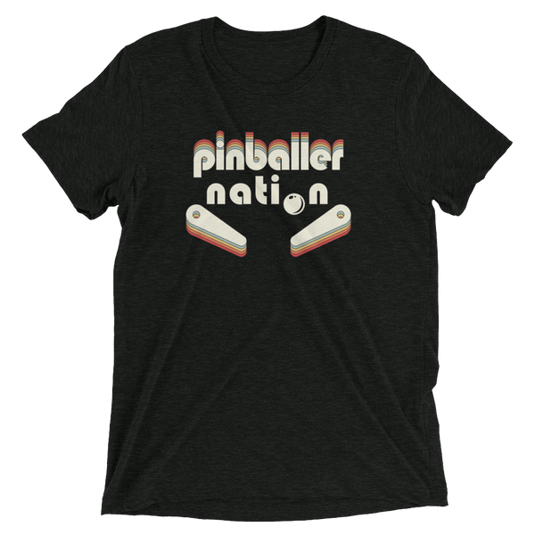 Pinballer Nation - Premium Tri-blend T-shirt