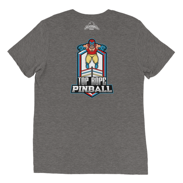 Top Rope Pinball Back Logo - Premium T-shirt