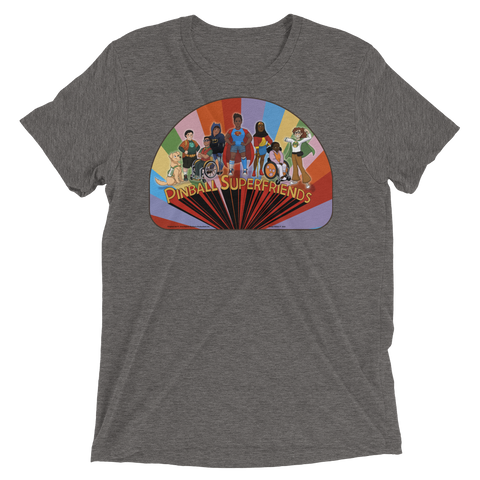 Pinball Superfriends - Premium Tri-blend T-shirt