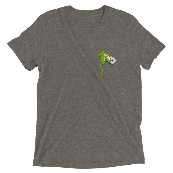 Frog Flipper Hop - Premium Tri-blend t-shirt
