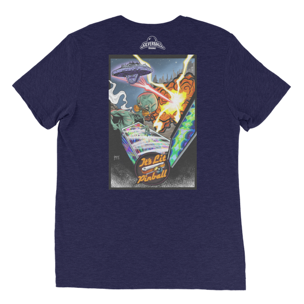 It's Lit Pinball Alien - Premium Triblend T-shirt
