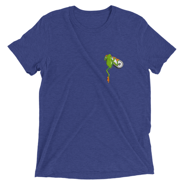 Frog Flipper Hop - Premium Tri-blend t-shirt
