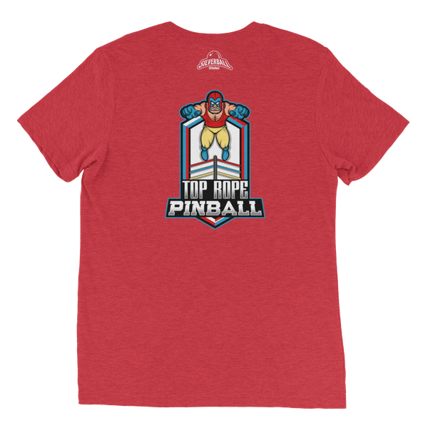 Top Rope Pinball Back Logo - Premium T-shirt